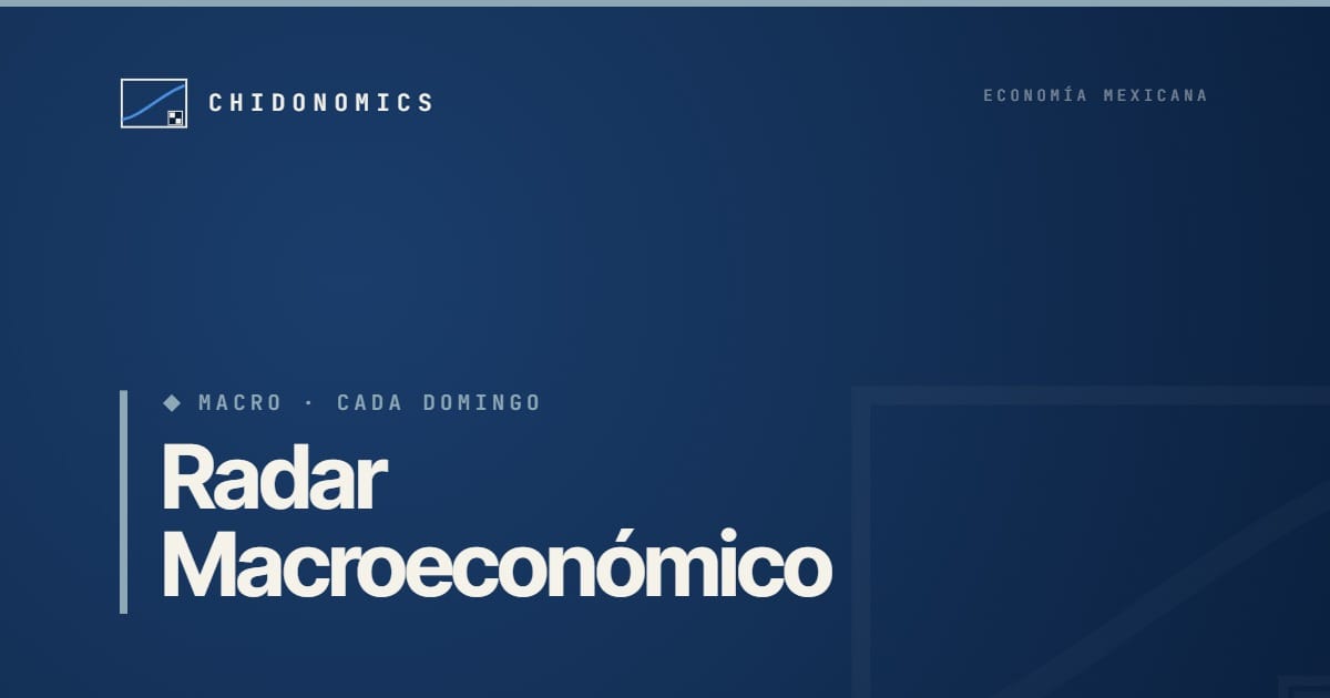 Chidonomics Semanal — 13 de junio de 2026